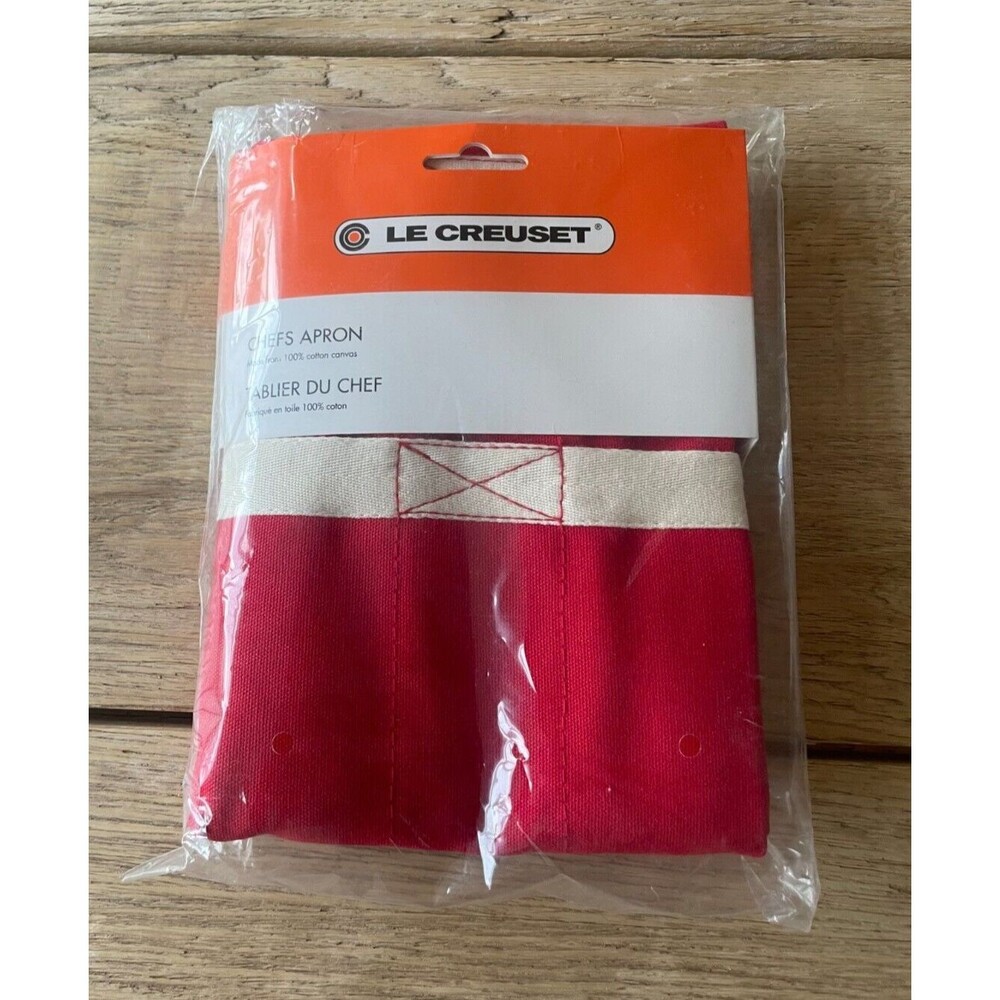 Le Creuset Chef's Adult Apron Cerise Red